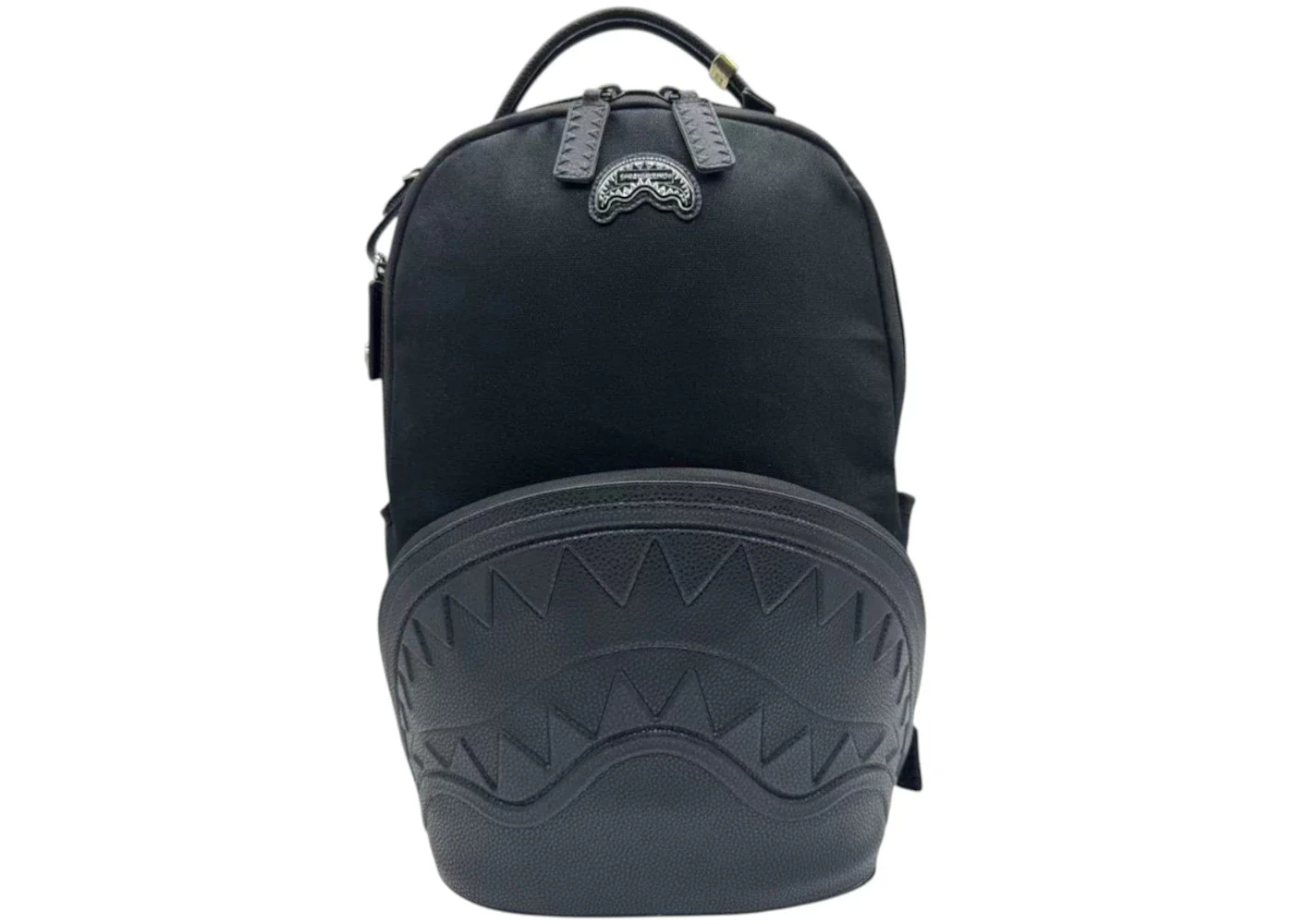Sprayground Shark Pocket Canavas Backpack Multicolor