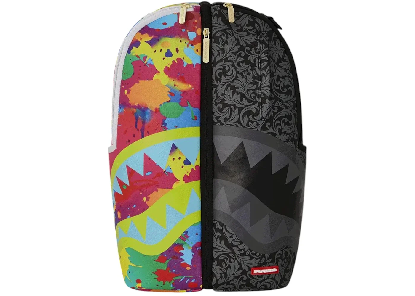 Sprayground Twins Chaos Split 2 Bags Backpack Multicolor