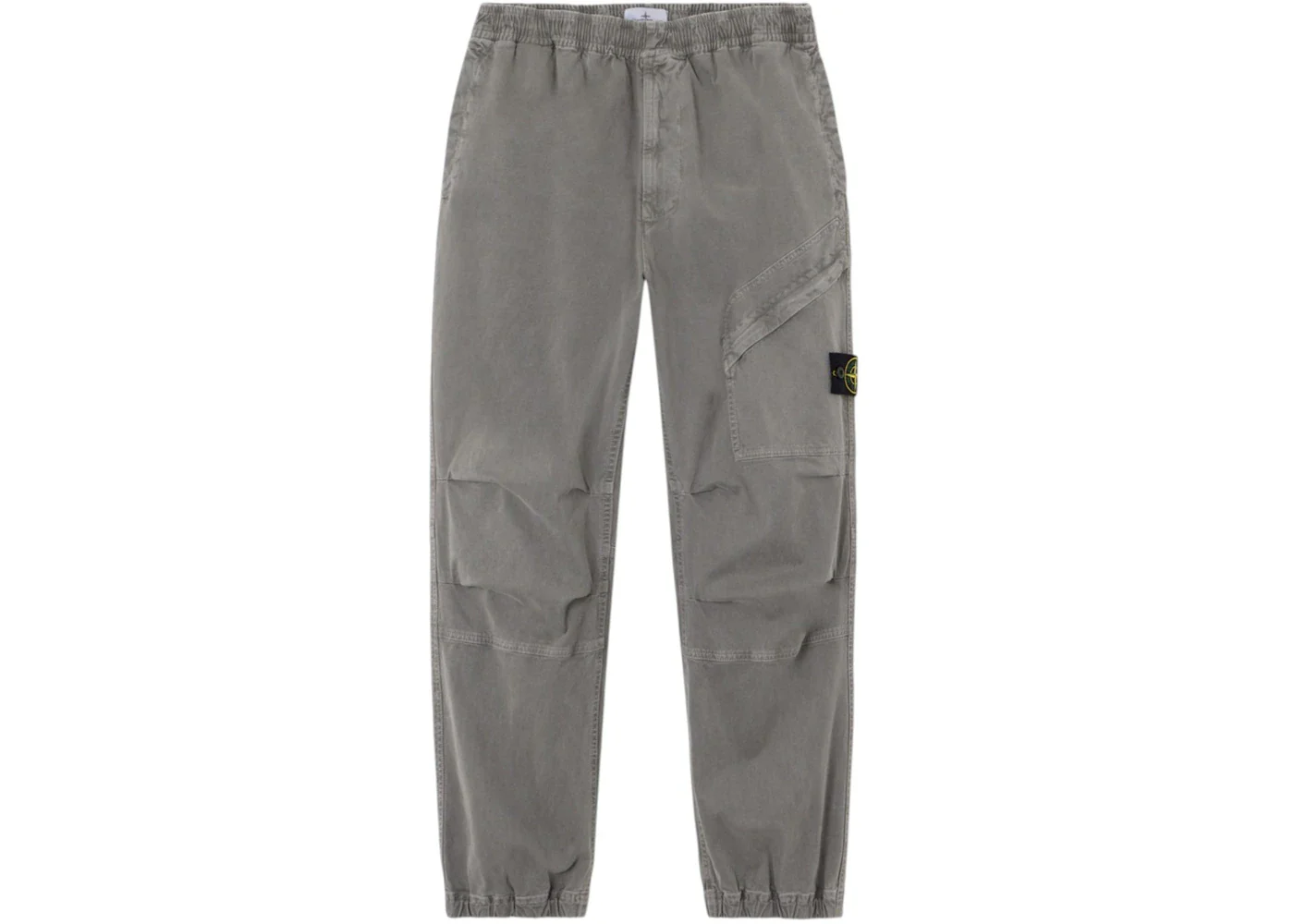 Stone Island 3100036 Stretch Organic Broken Twill Cotton Old Effect Pant Cement