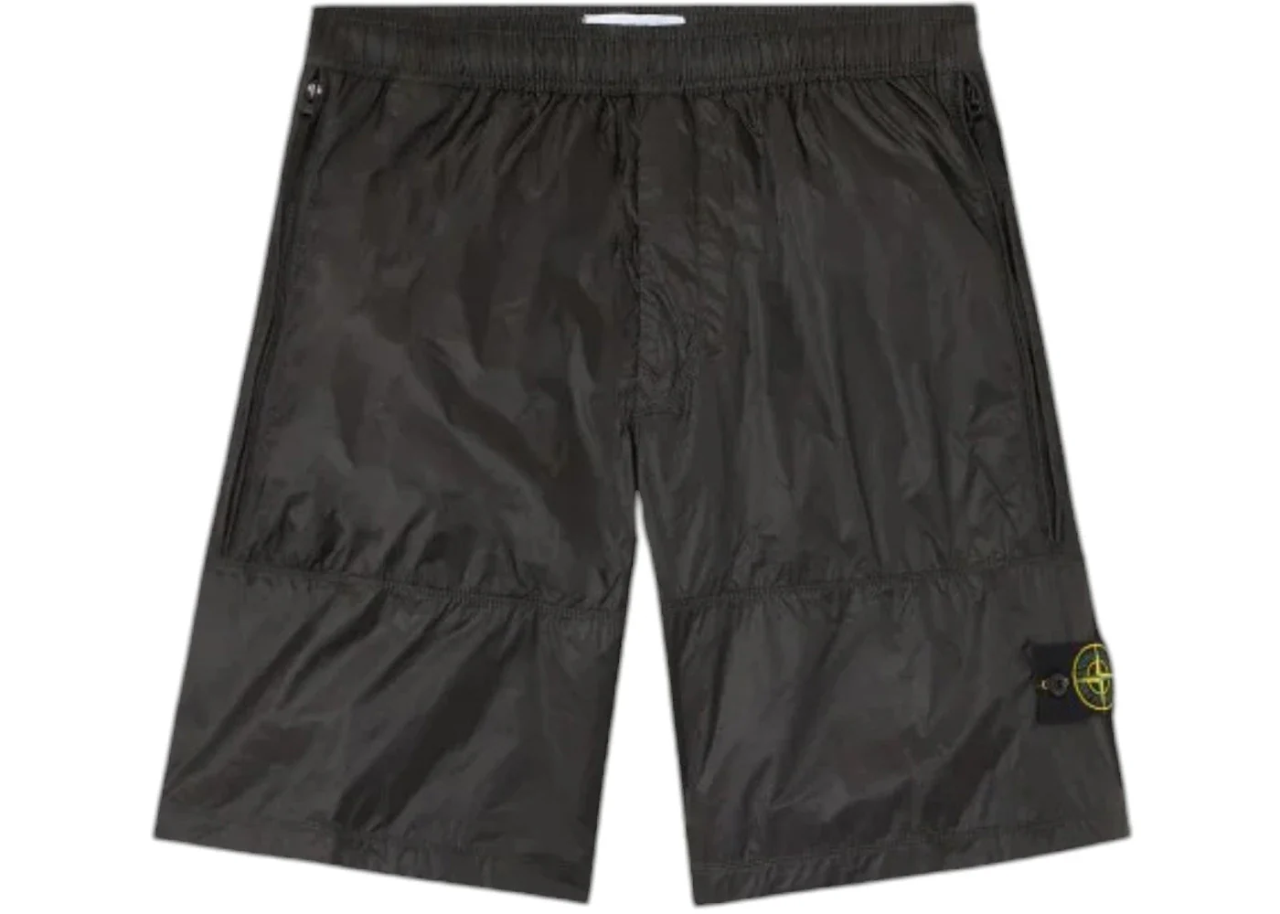 Stone Island Ripstop Light Nylon Bermuda Short Lead Grey