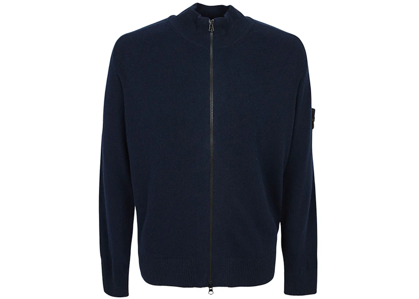 Stone Island Zip Up Cardigan Navy
