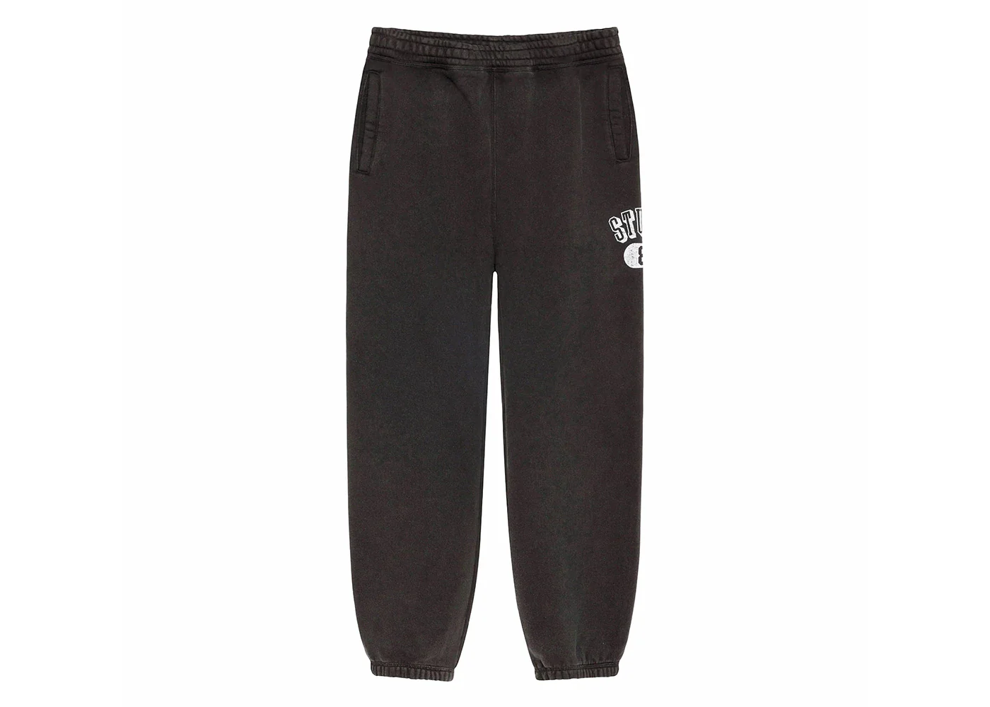 Stussy 80 Fleece Pant Washed Black