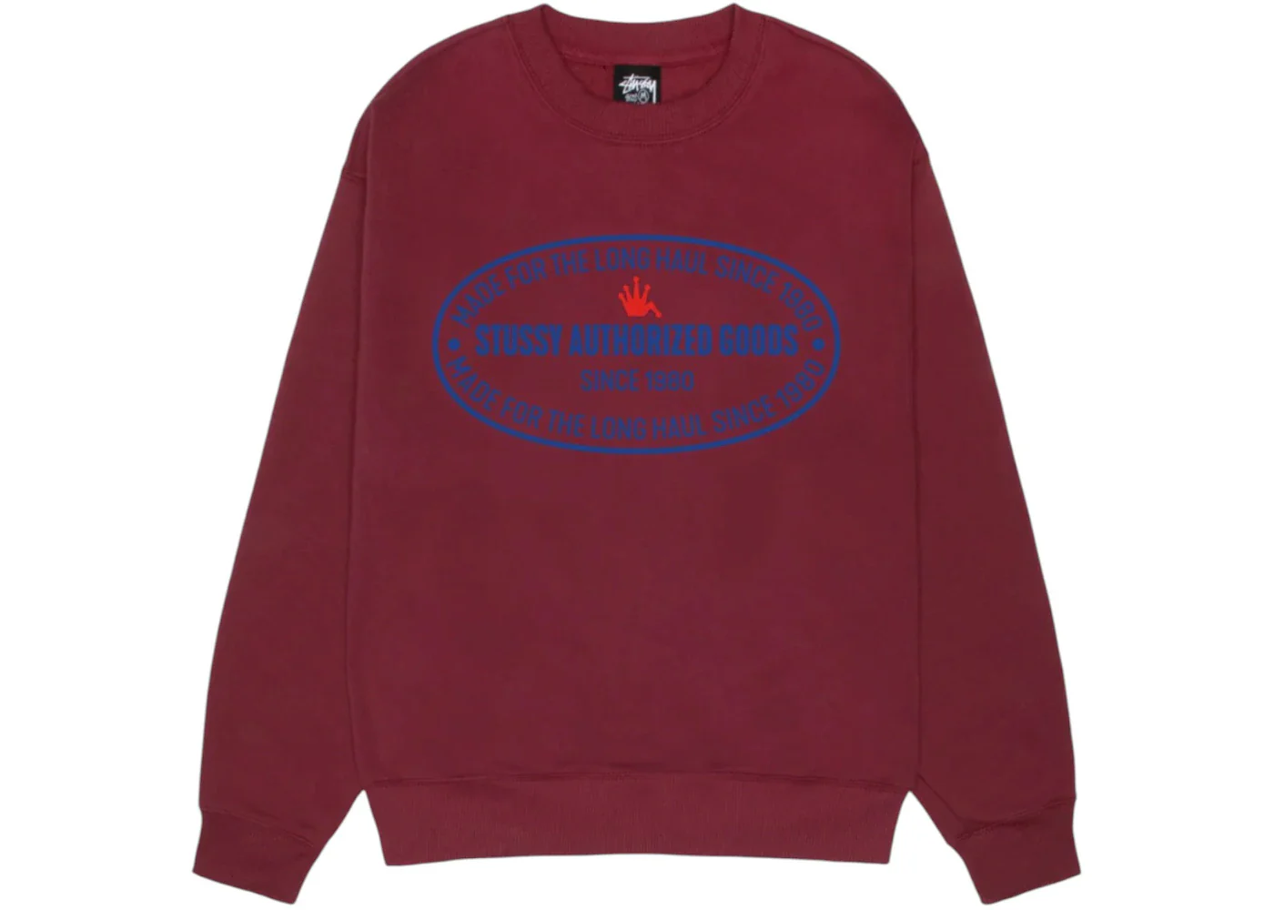 Stussy Authorized Crew Wine