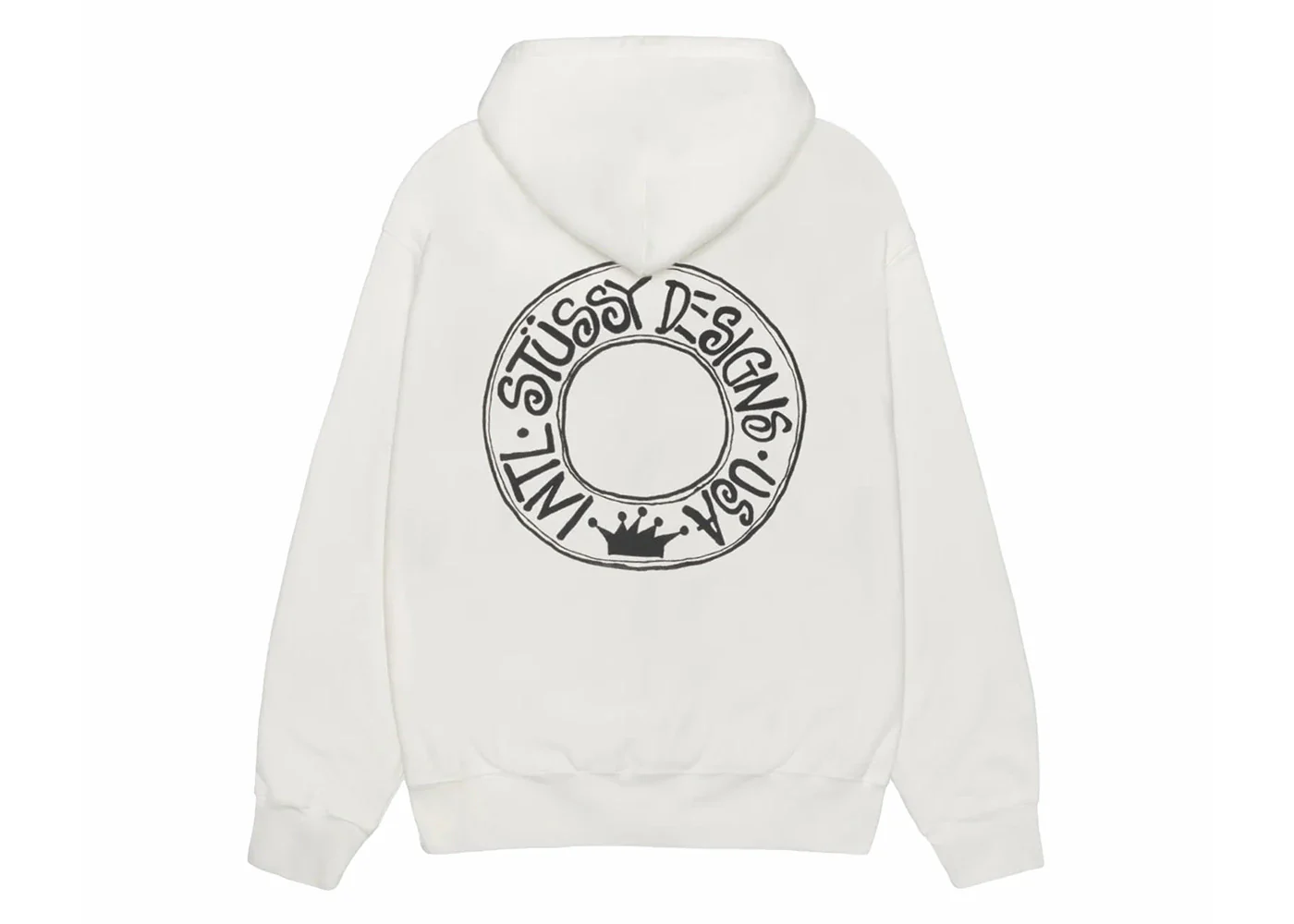 Stussy Buana Pigment Dyed Hoodie Natural
