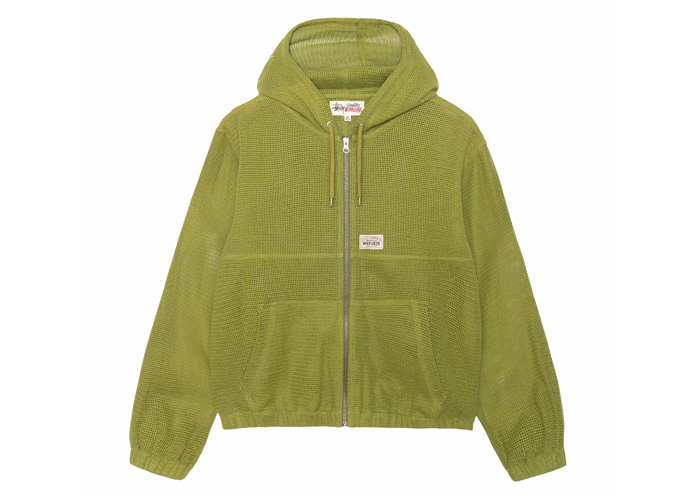 Stussy Cotton Mesh Work Jacket Green