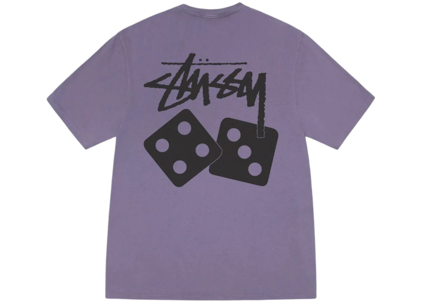 Stussy Dice Pigment Dyed Tee Grape
