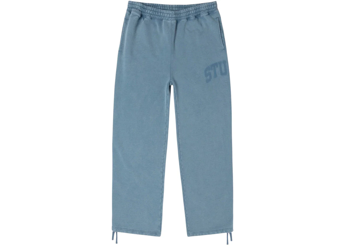 Stussy Faded Graphic Fleece Pant Washed Navy