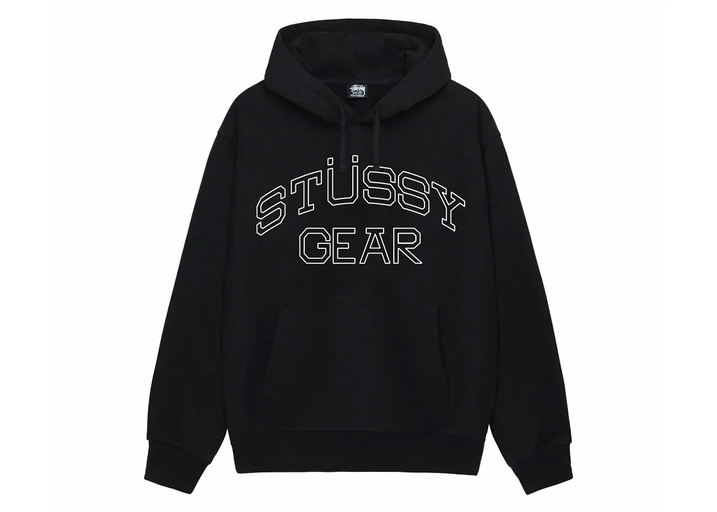 Stussy Gear Hoodie Black