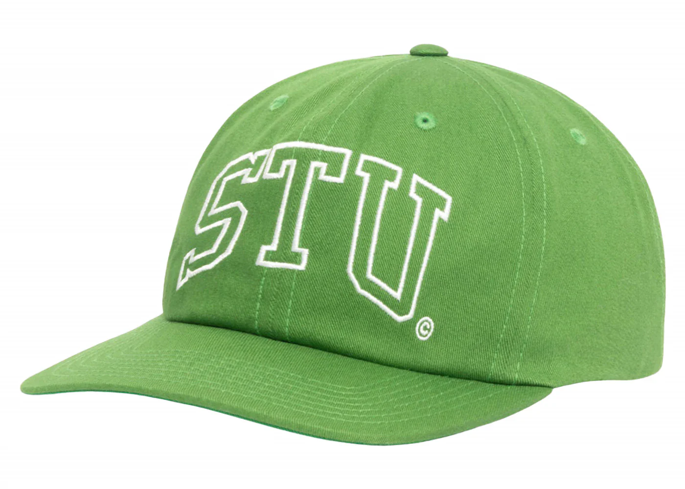 Stussy Mid-Depth Stu Arch Strapback Pine
