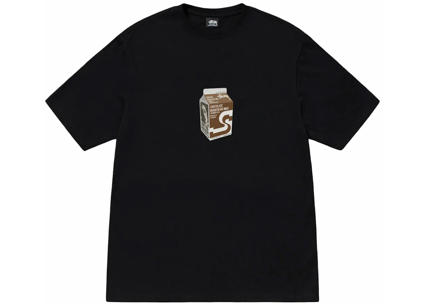 Stussy Milk Tee Black