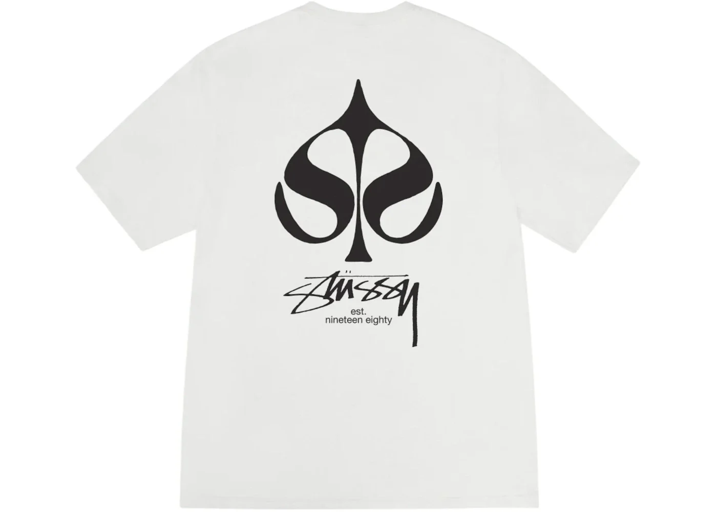 Stussy Spade Pigment Dyed Tee Natural