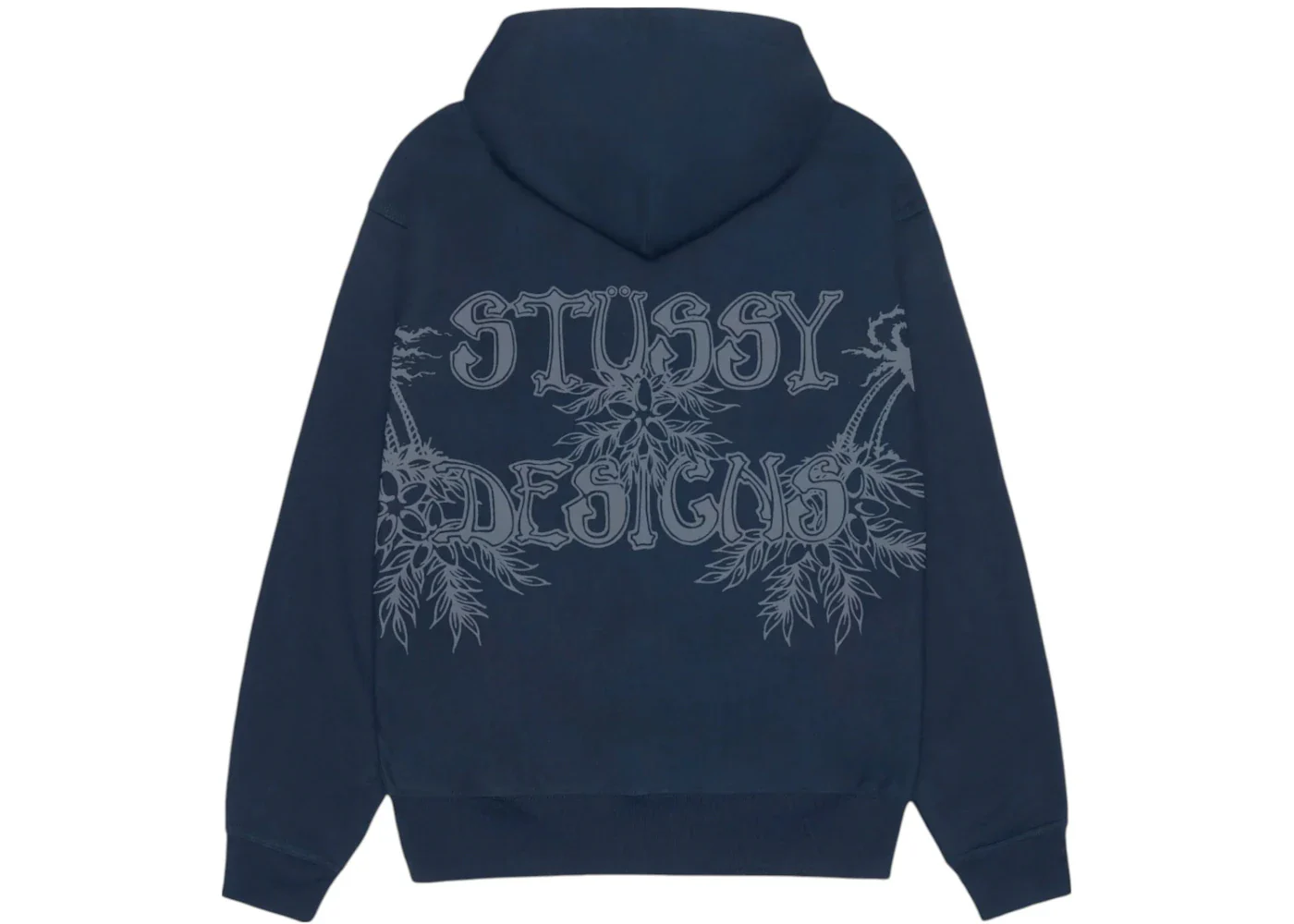 Stussy Wes Palms Hoodie Navy
