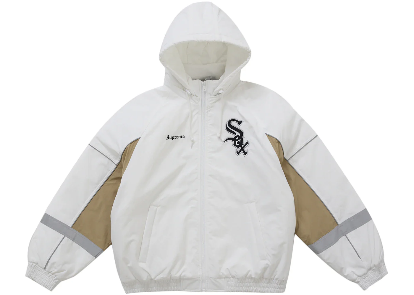Supreme Chicago White Sox Stadium Jacket White