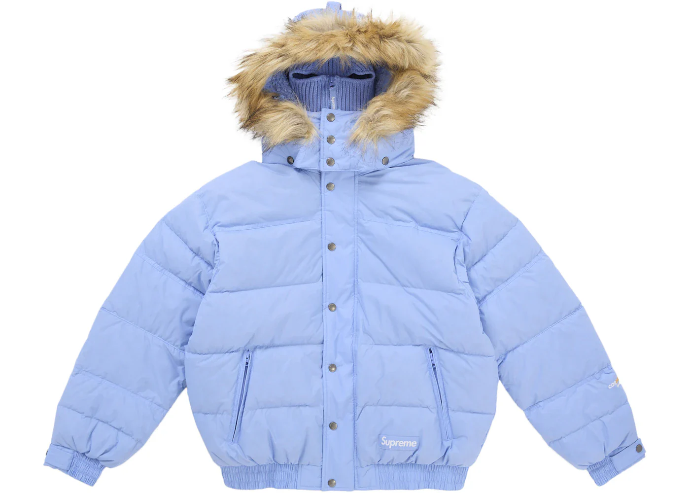 Supreme Facemask 700-Fill Down Puffer Jacket Light Blue