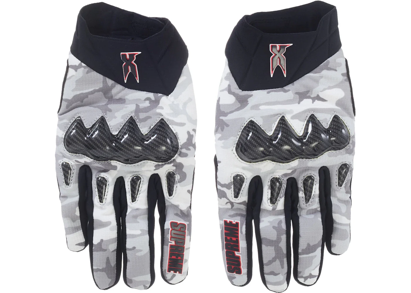 Supreme Fox Racing DMX Bomber Gloves Snow Camo