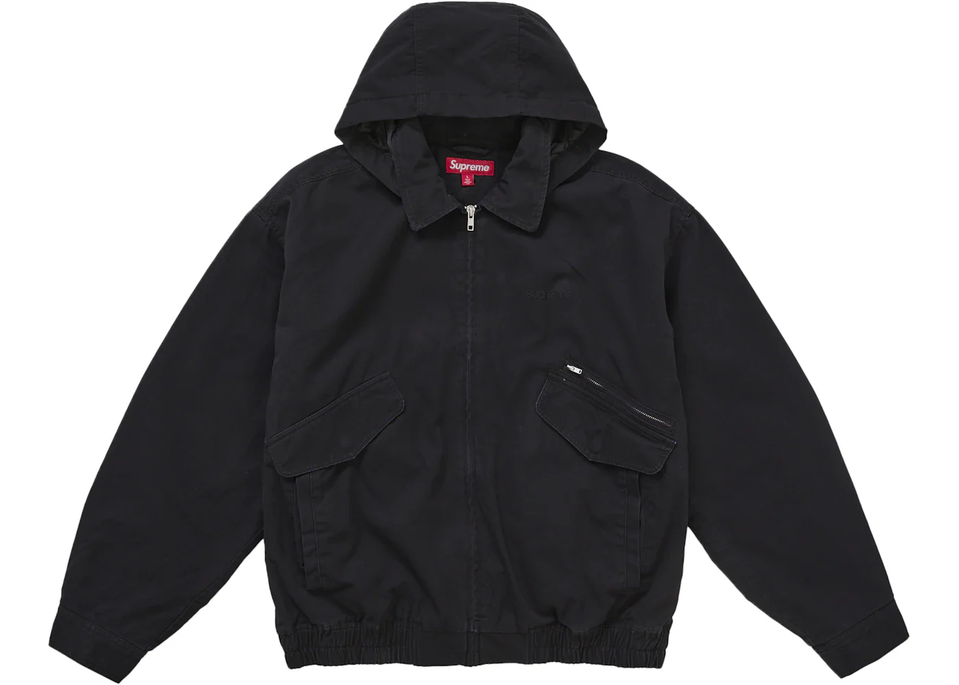 Supreme Hooded Utility Jacket Black