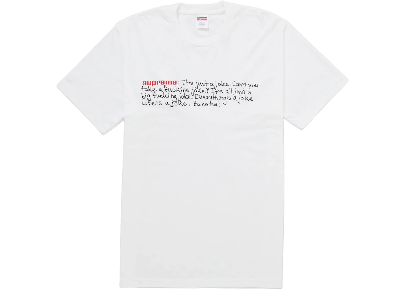 Supreme Joke Tee White