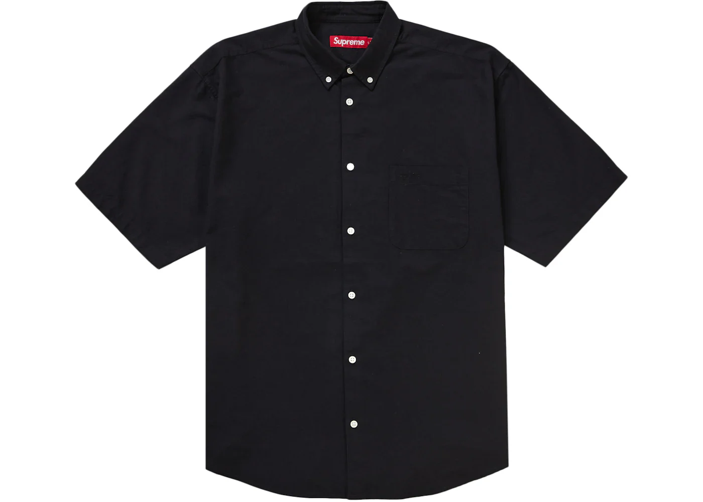 Supreme Loose Fit S/S Oxford Shirt SS24 Black