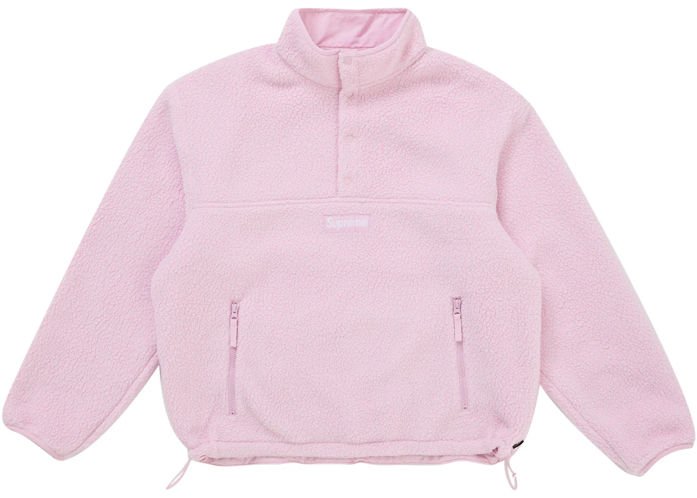 Supreme Polartec Shearling Reversible Pullover (FW25) Pink