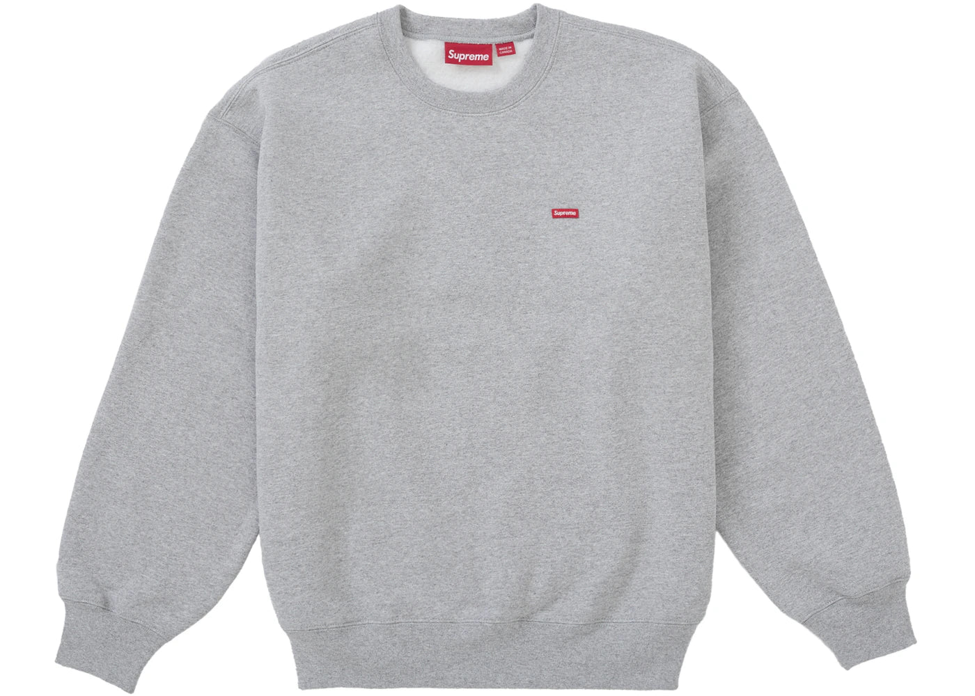 Supreme Small Box Crewneck (FW25) Ash Grey