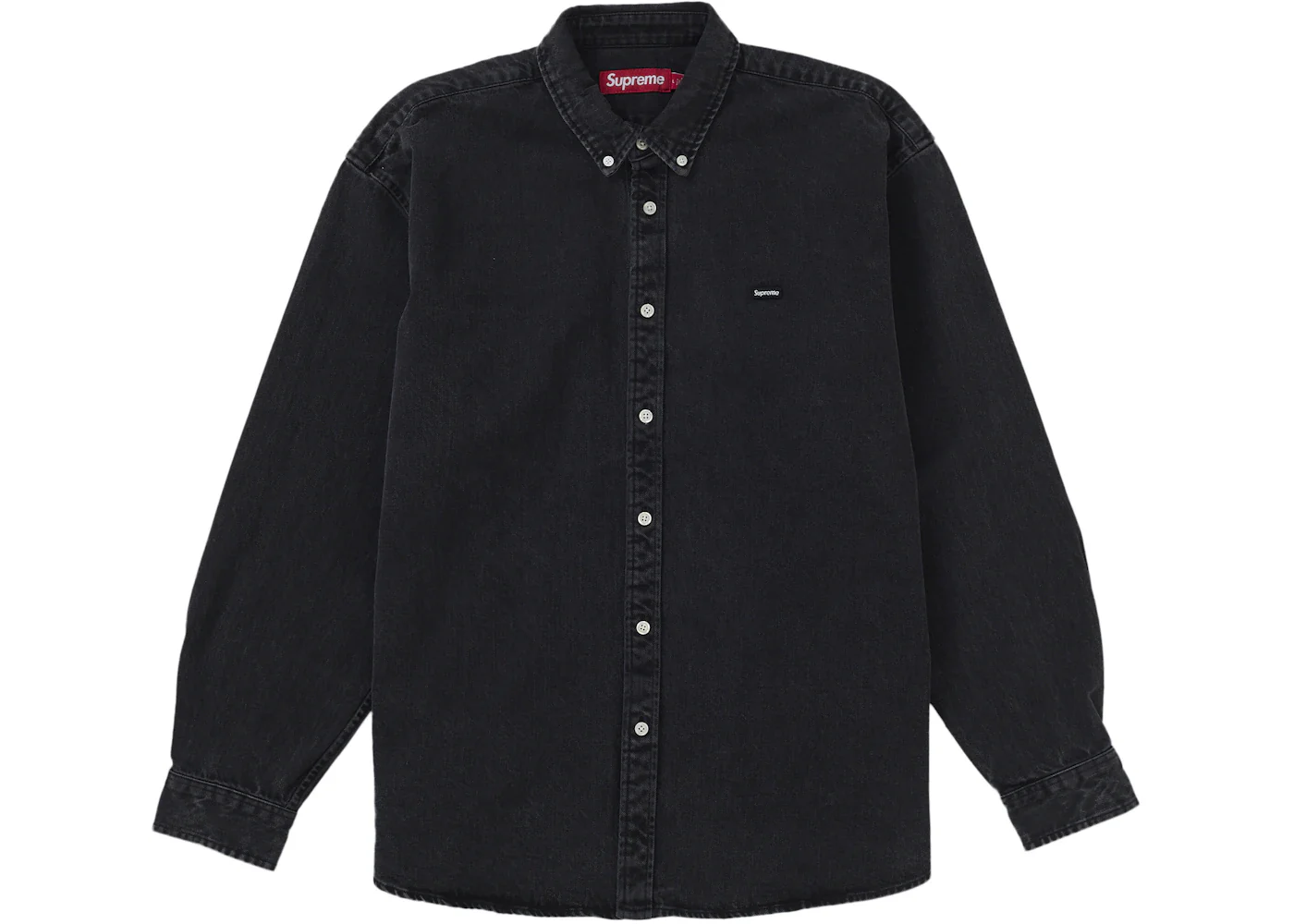 Supreme Small Box Denim Shirt (FW25) Black