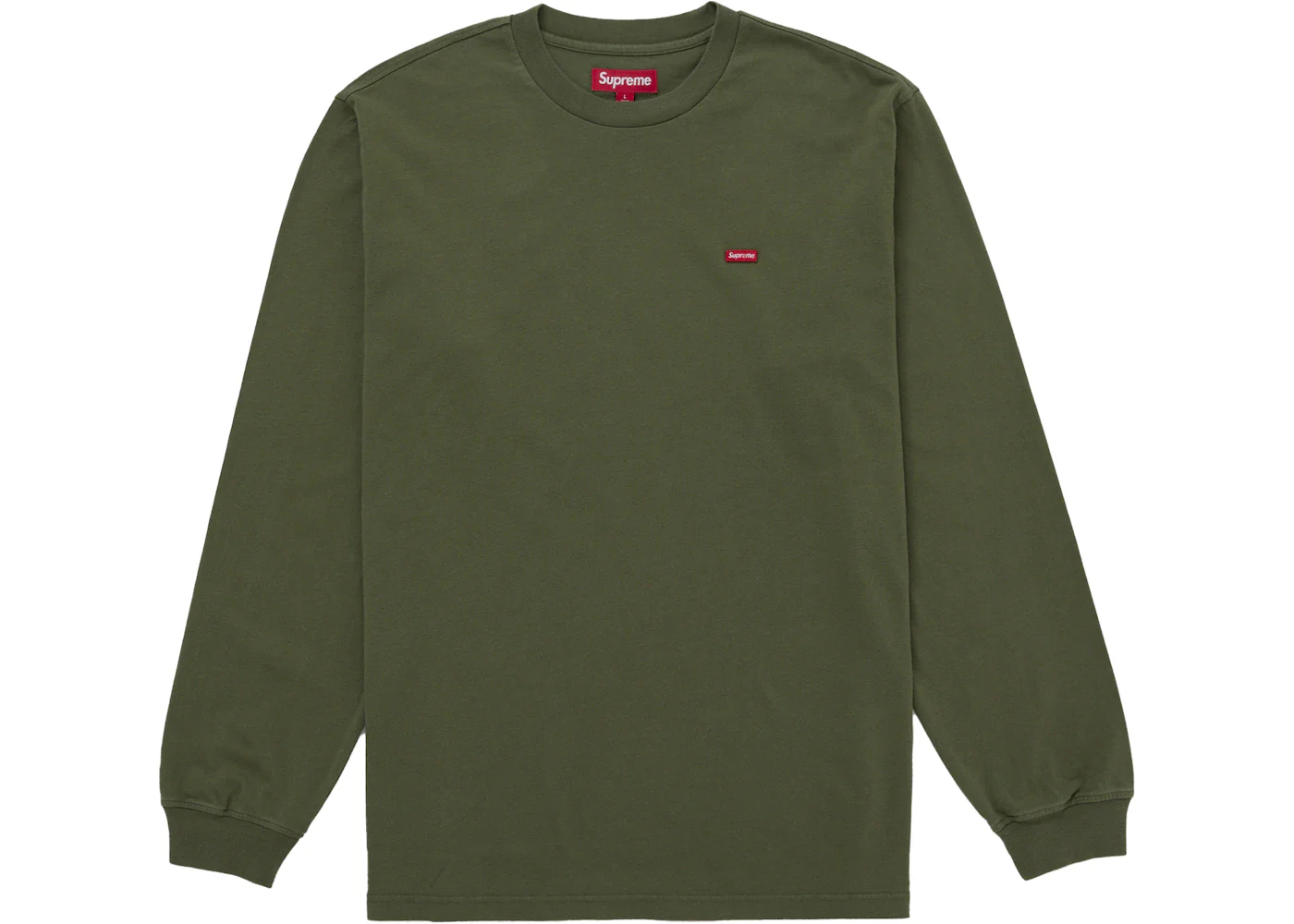 Supreme Small Box L/S Tee (SS26) Olive