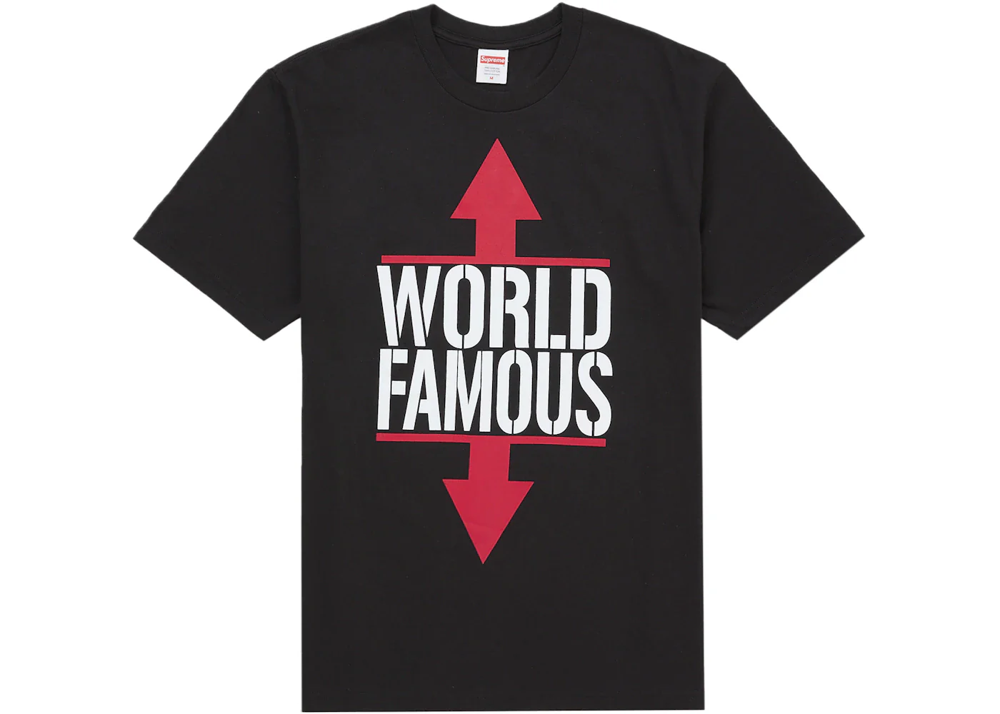 Supreme World Famous Tee Black