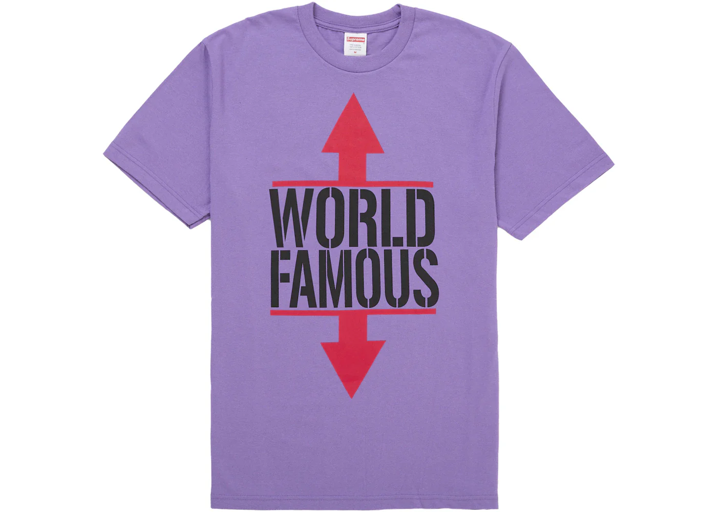Supreme World Famous Tee Purple