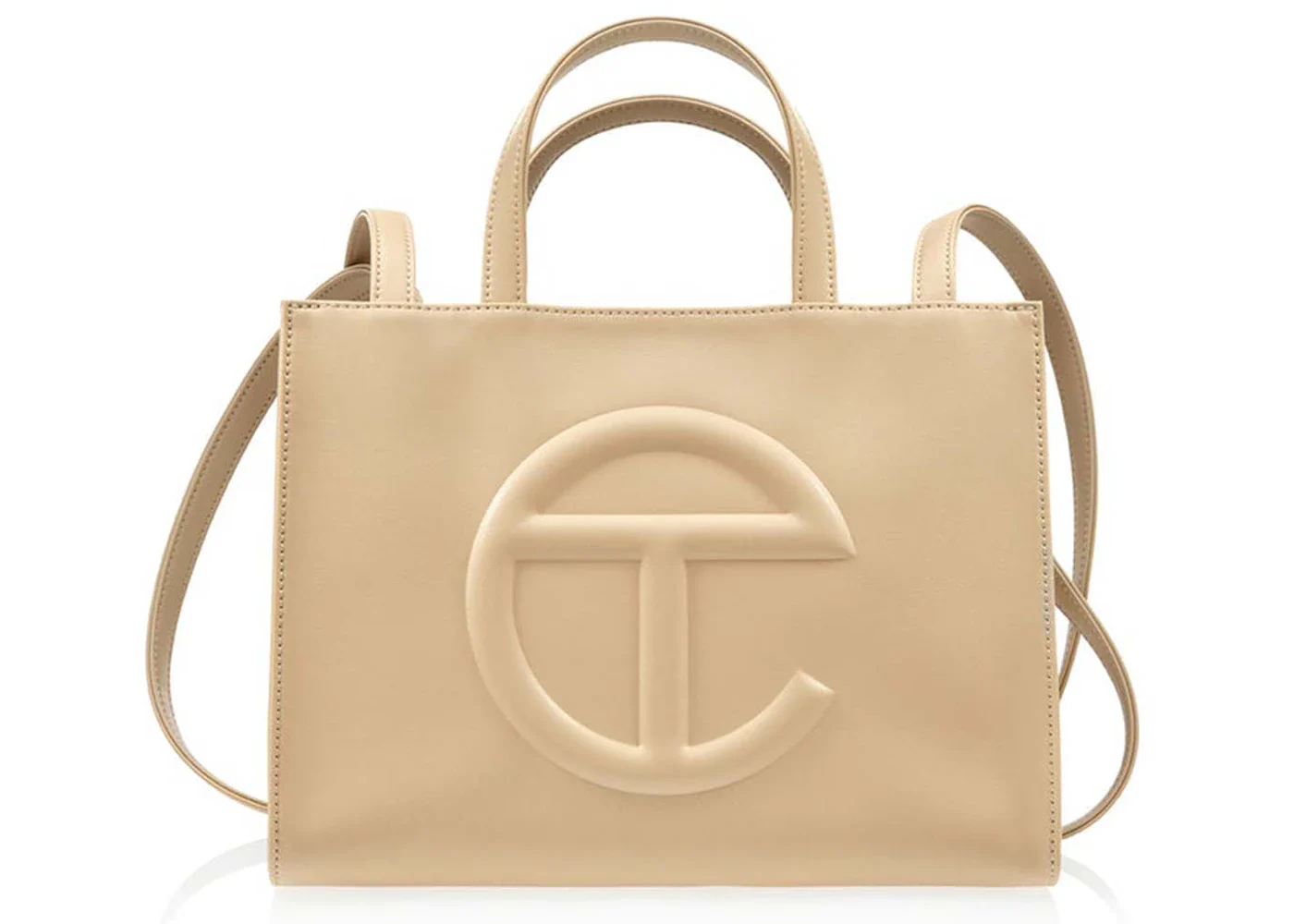 Telfar SHMedium Shopping Bag Cream