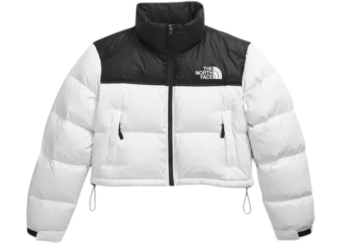 The North Face Women's Nuptse Short Jacket White Dune