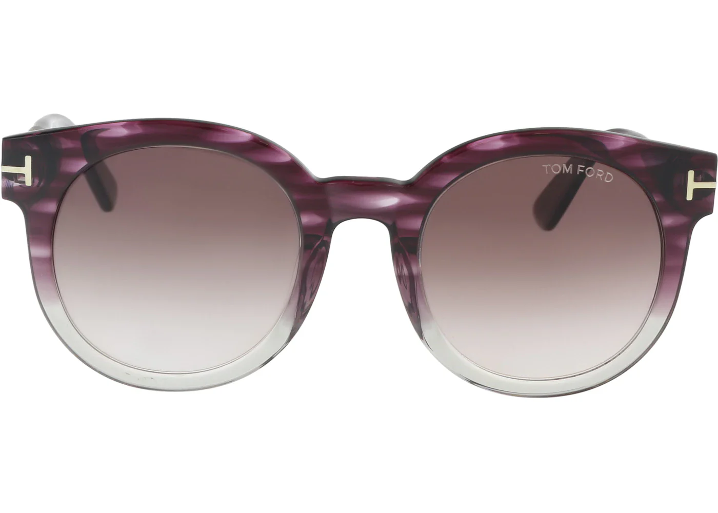 Tom Ford Square Sunglasses Purple/Gray (FT0435 83T JANINA)