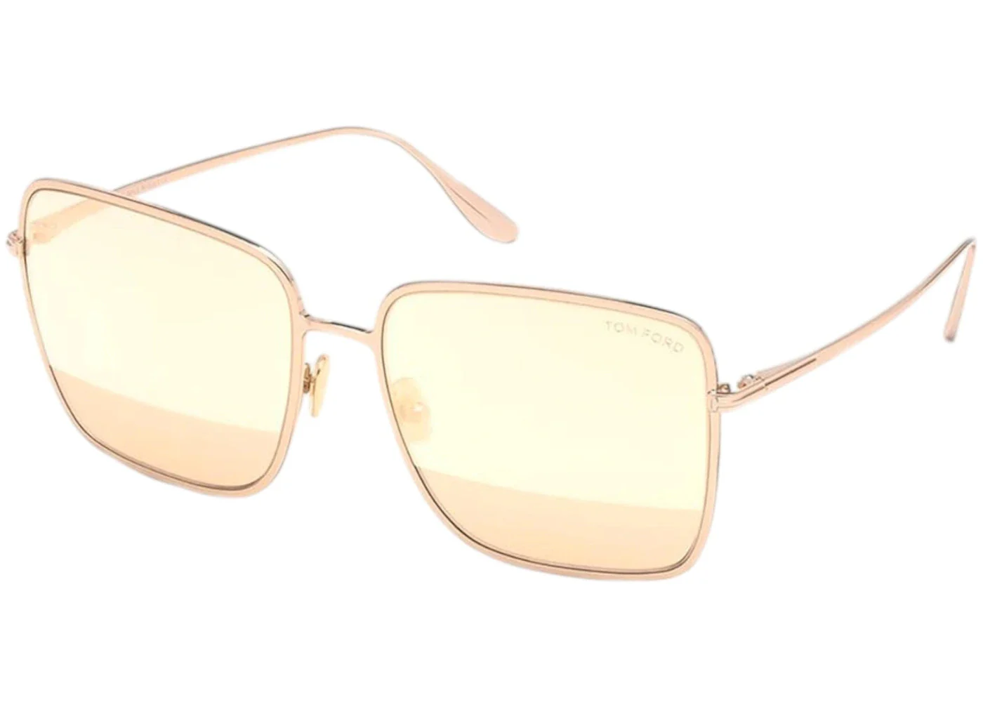 Tom Ford Square Sunglasses Rose Gold (FT0739 28Z)