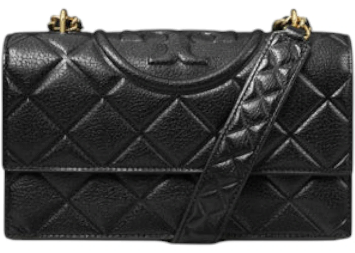 Tory Burch Fleming Small Convertible Shoulder Bag Black