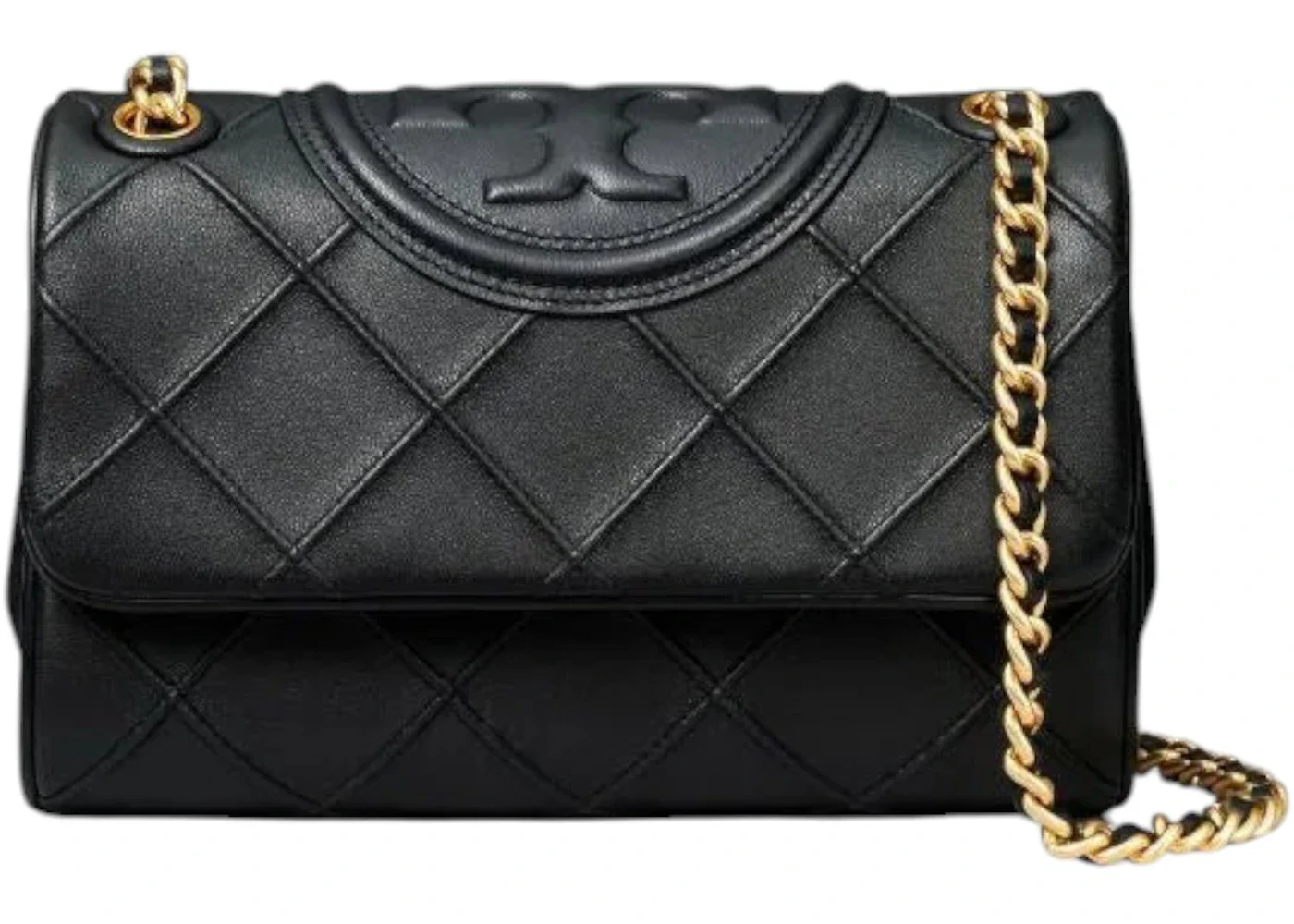 Tory Burch Fleming Soft Small Convertible Shoulder Bag Black