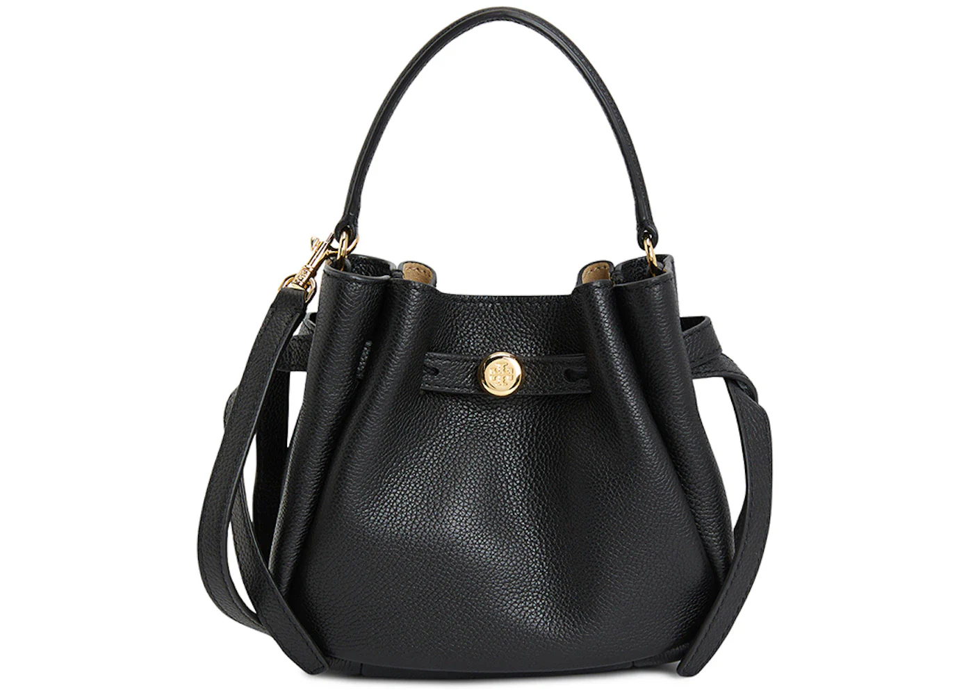 Tory Burch Mini Romy Bucket Bag Black