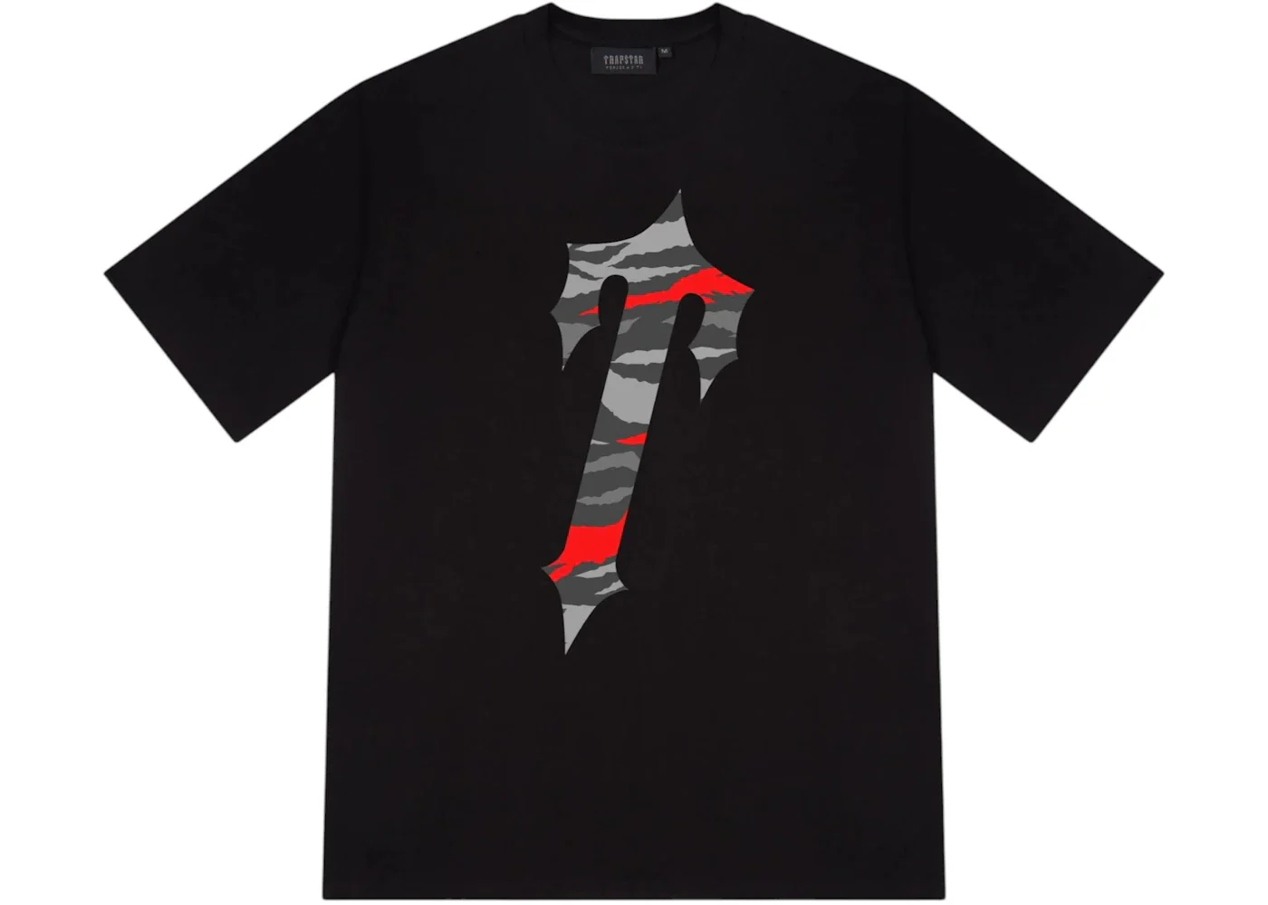 Trapstar Decoded All Terrain Tee Black/Red Camo