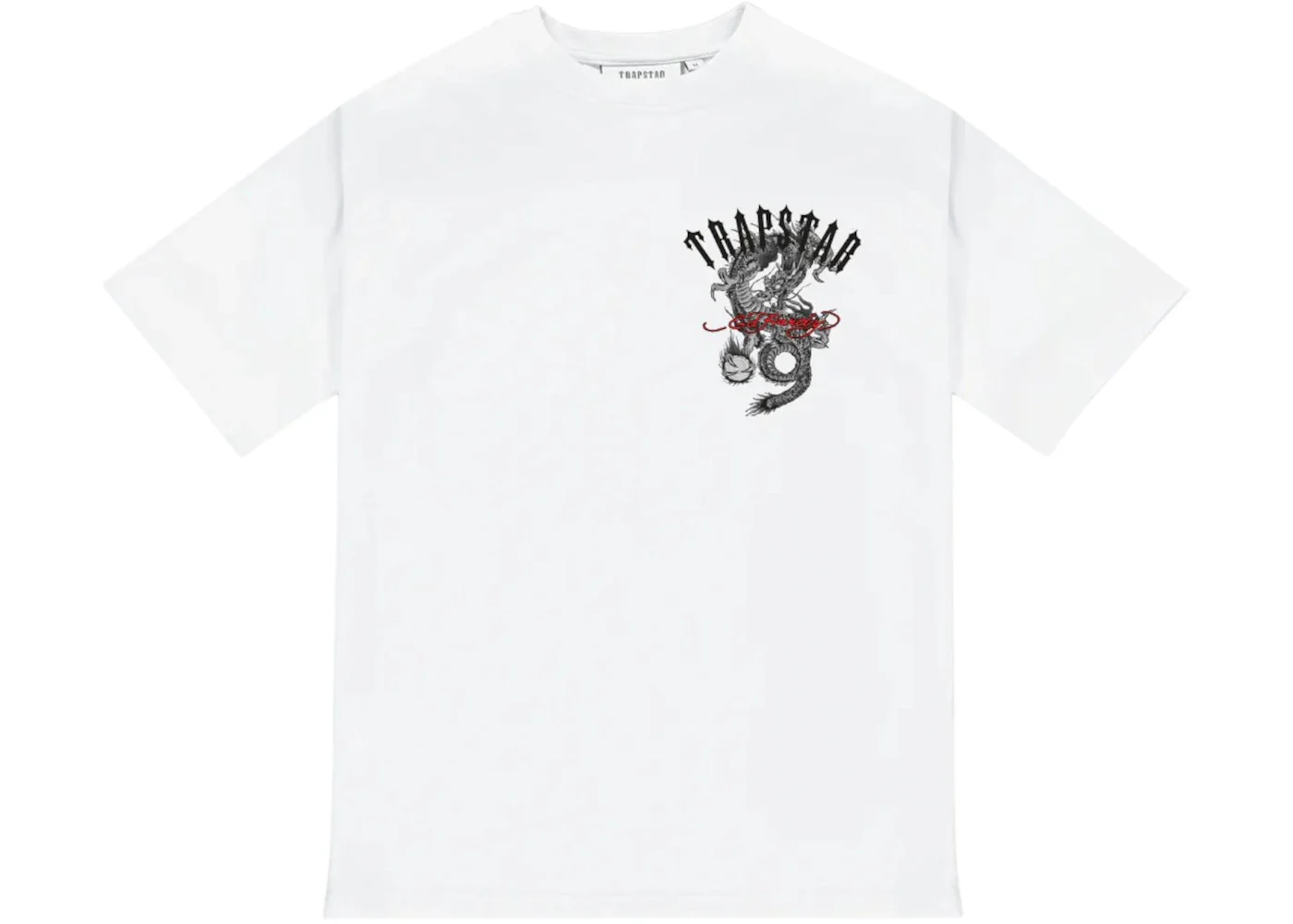 Trapstar x Ed Hardy Arch Tee White