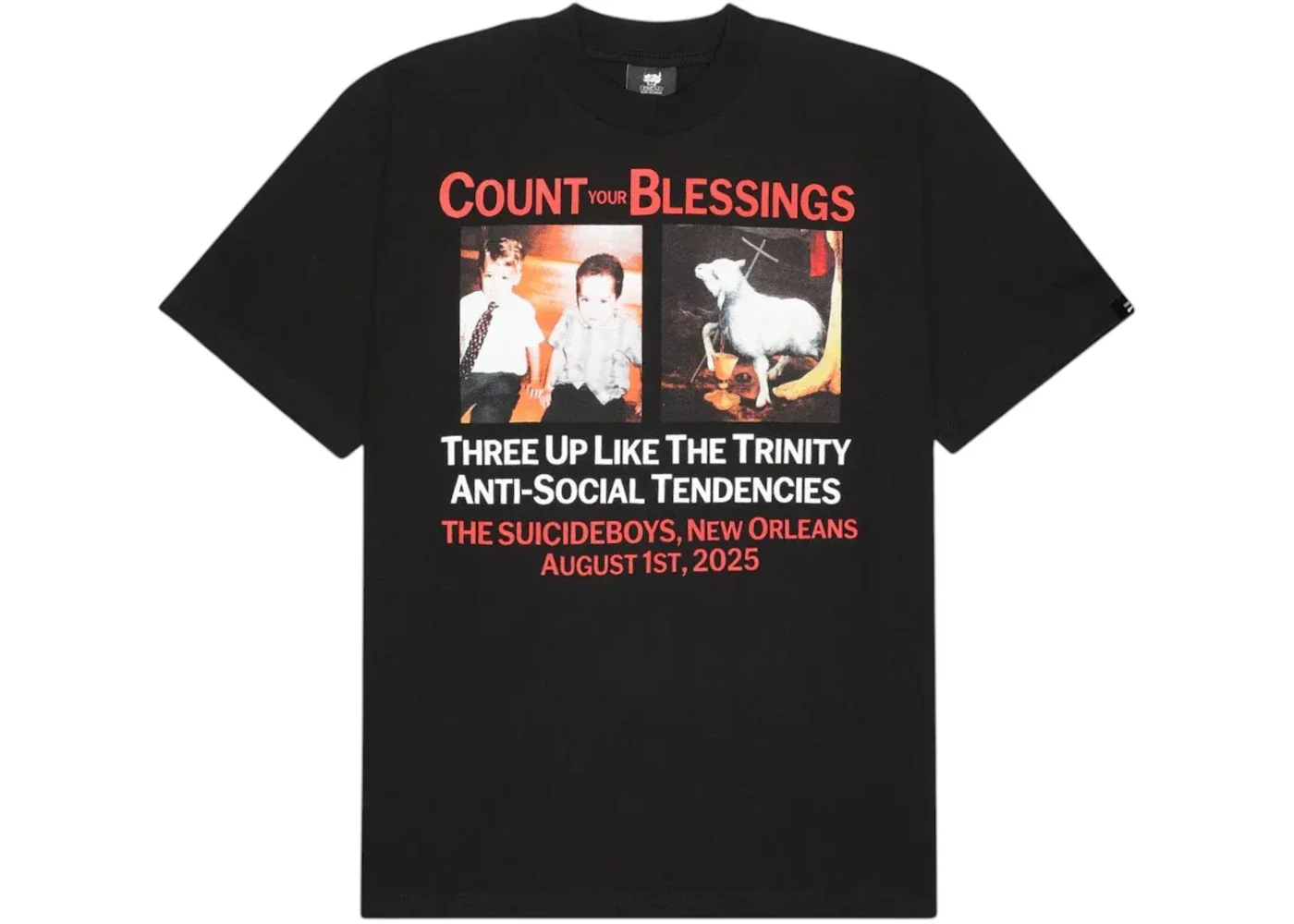 $uicideboy$ G59 Records Count Your Blessings Tee Black