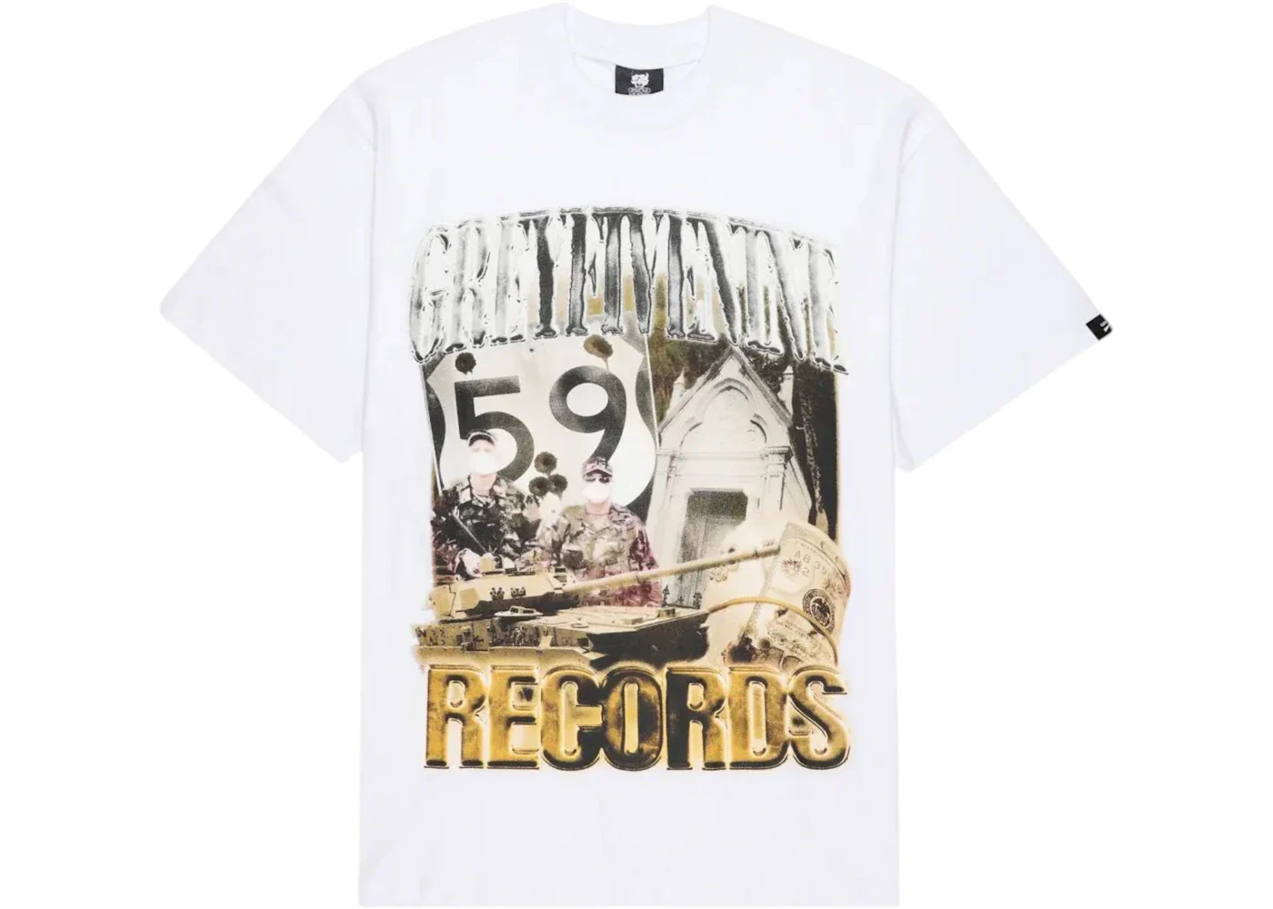 $uicideboy$ G59 Records Guerillas Tee White