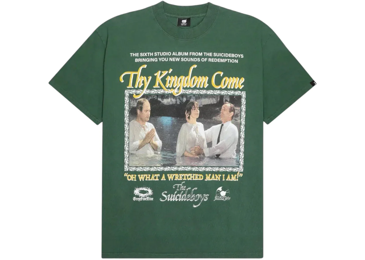 $uicideboy$ G59 Records Wretched Tee Green