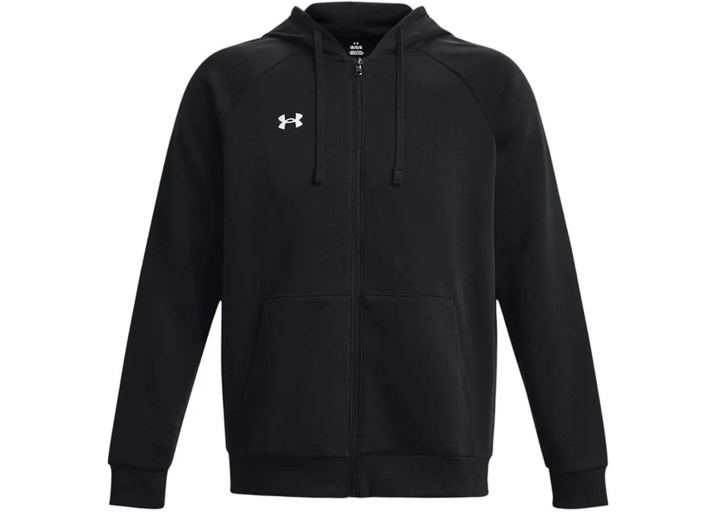 Under Armour UA Rival Fleece Full-Zip Hoodie Black/White