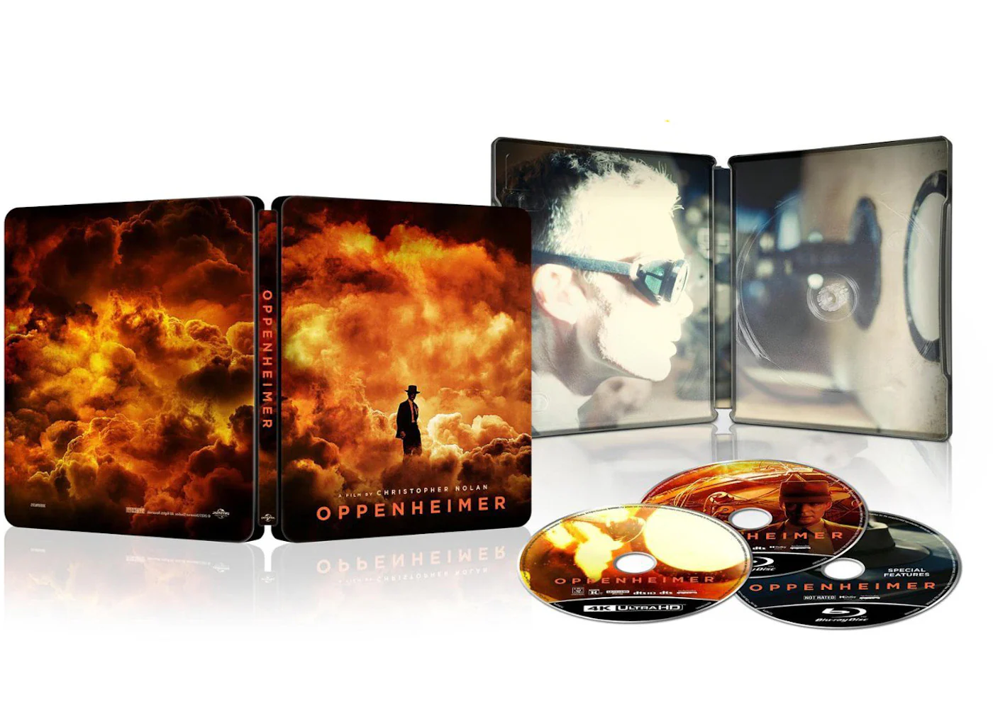 Universl Pictures Oppenheimer SteelBook 4k Ultra HD Blu-ray (BestBuy Exclusive) DVD