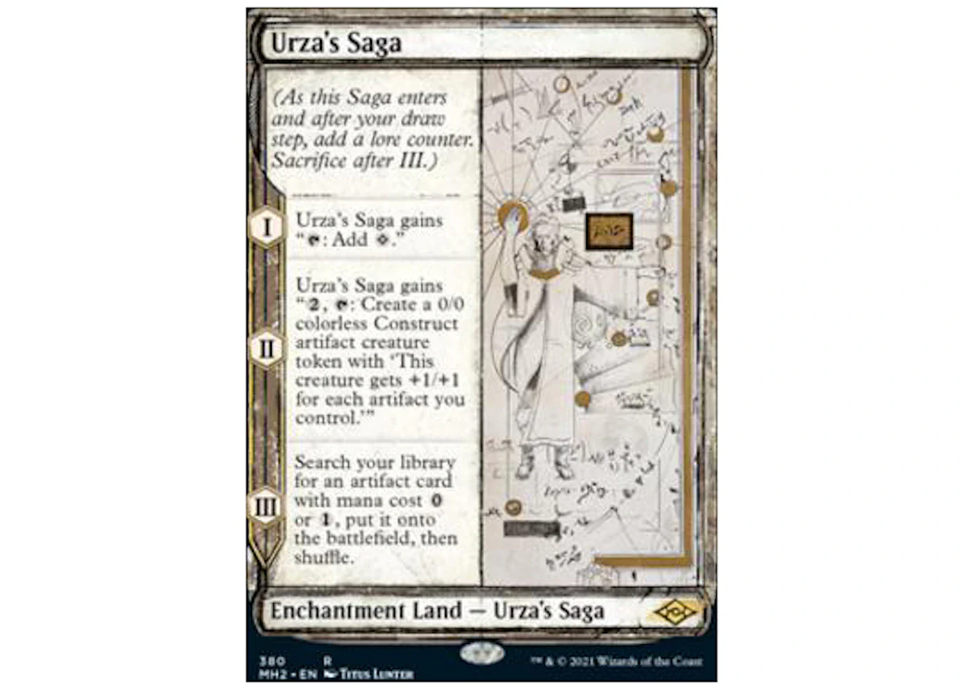 Urza's Saga (Showcase) Magic: The Gathering TCG Modern Horizons 2 Rare #380 (Ungraded)