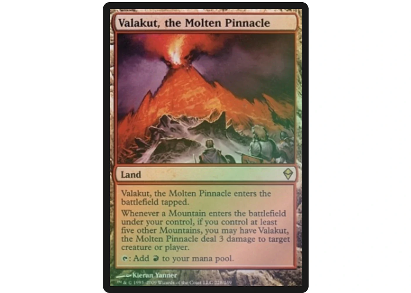 Valakut, The Molten Pinnacle (Foil) Zendikar Rising Expeditions Mythic #29 (Ungraded)