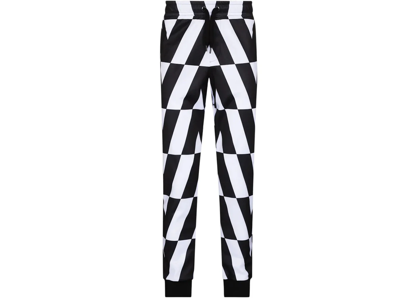 Valentino Optical Tapered Track Pants Black