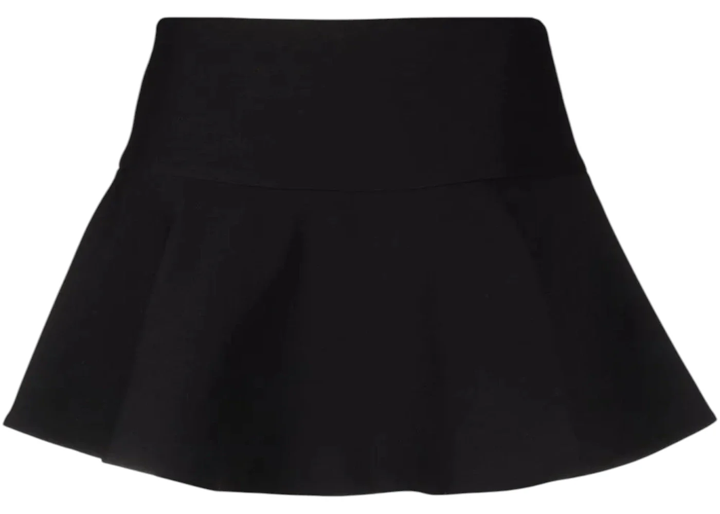 Valentino Women's Garavani Flared-Effect Mini Skirt Black