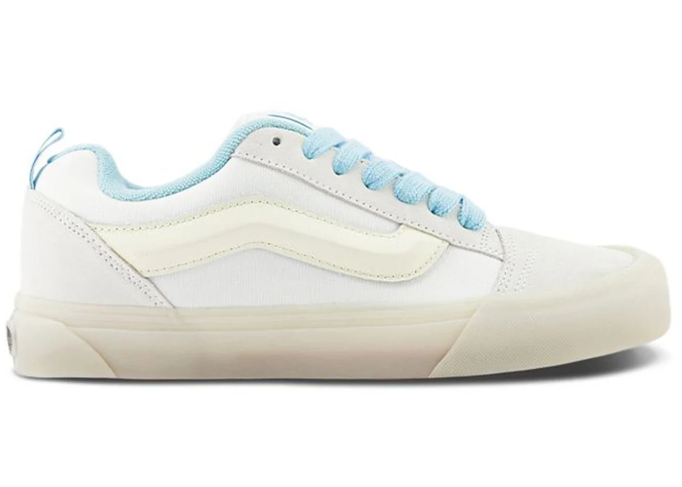 Vans Knu Skool White Blue Glow in the Dark