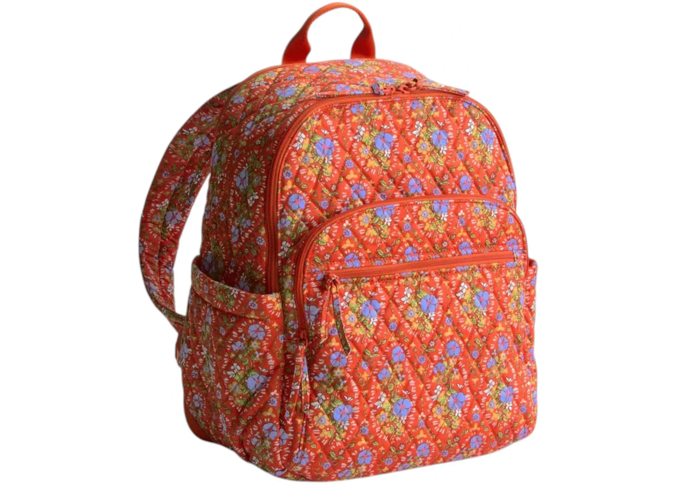 Vera Bradley Bancroft Premium Cotton Backpack Garden Paisley