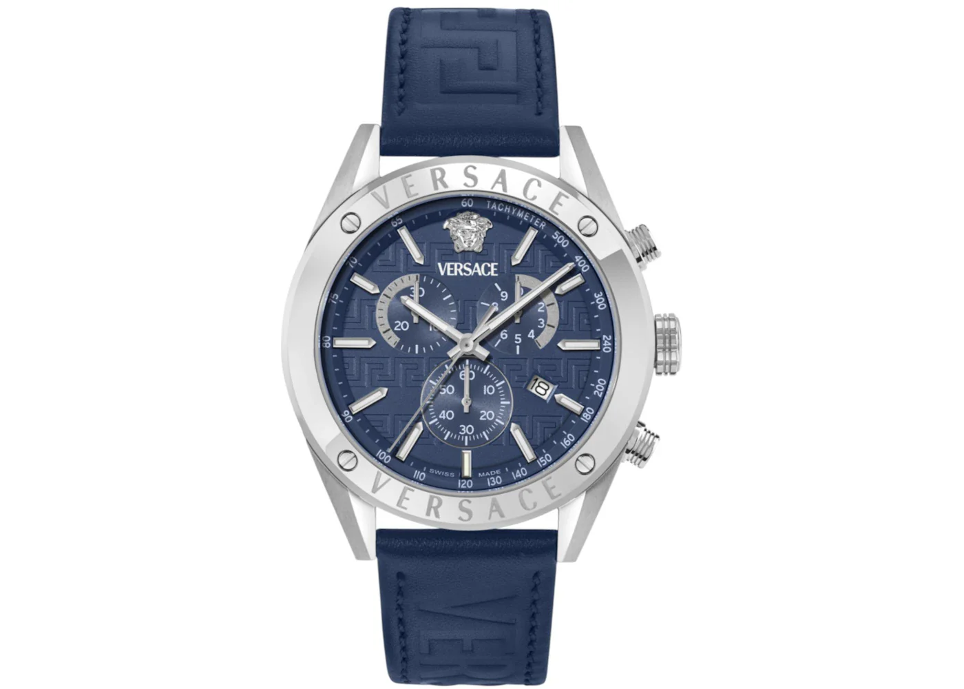 Versace Athletic Chrono Leather Strap VEKJA0125