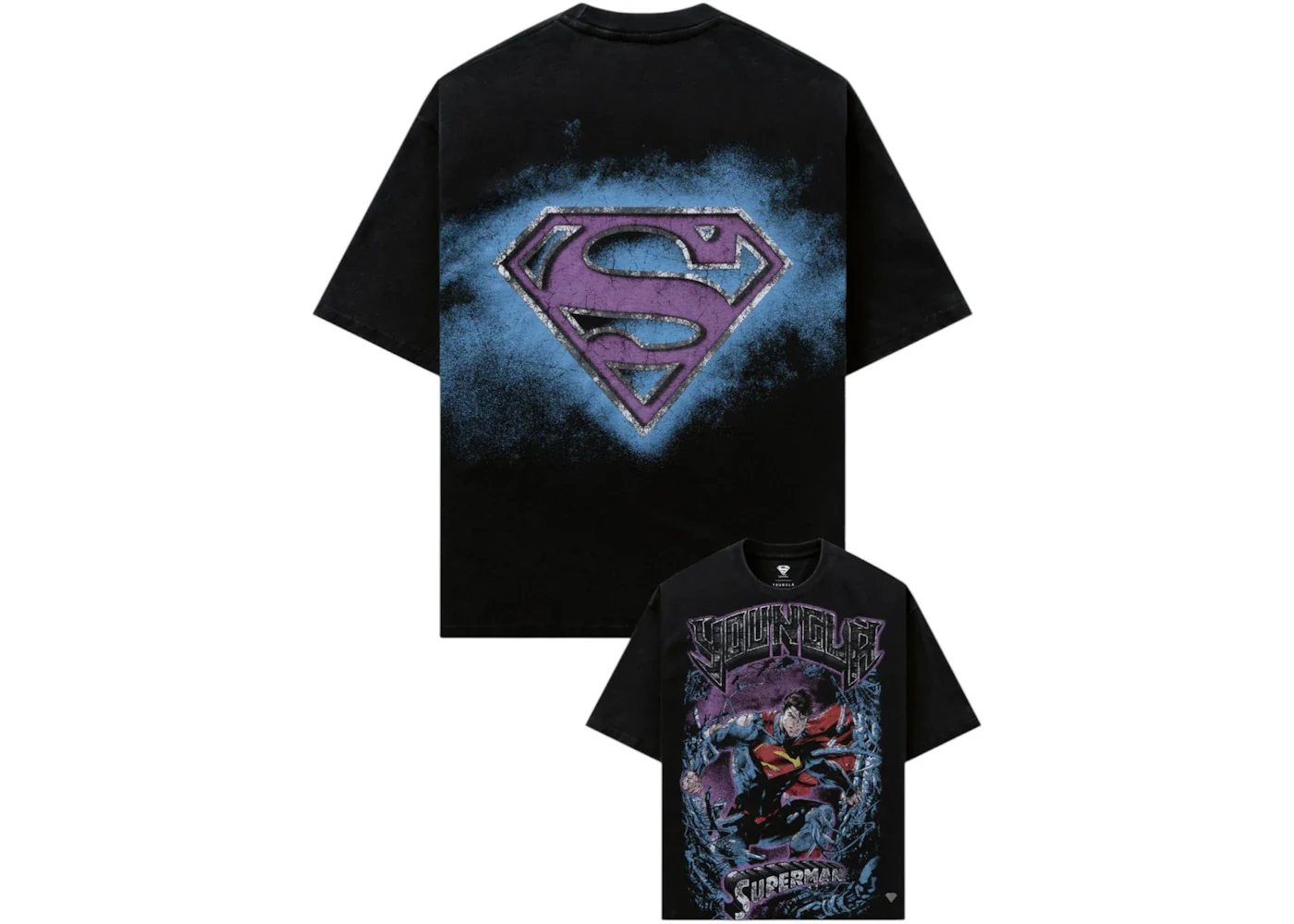 YoungLA x Superman Graphic Tee In Action